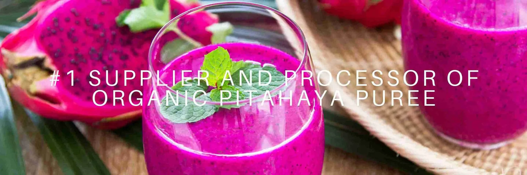Organic dragon fruit puree