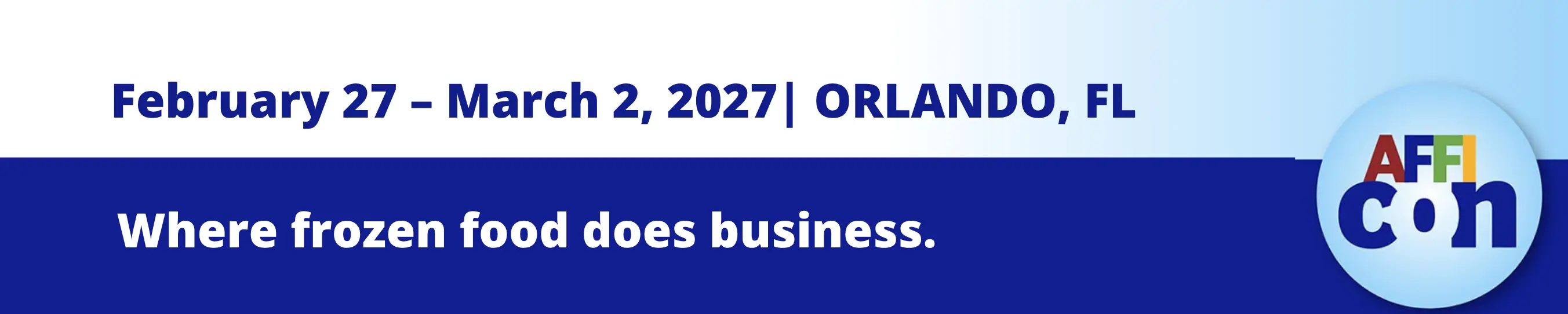 March 3-5, 2027 event announcement